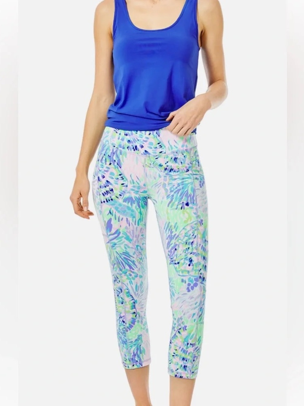 Lilly Pulitzer luxletic weekend high rise crop leggings size XS